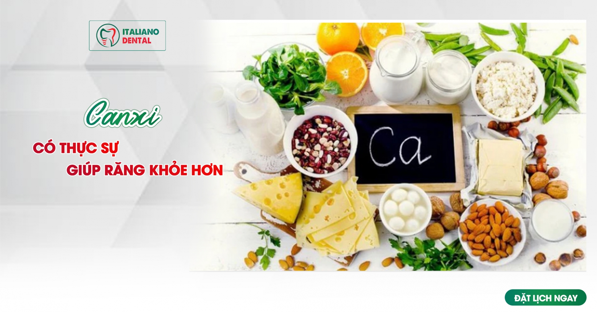 Canxi có thực sự giúp răng khỏe hơn?