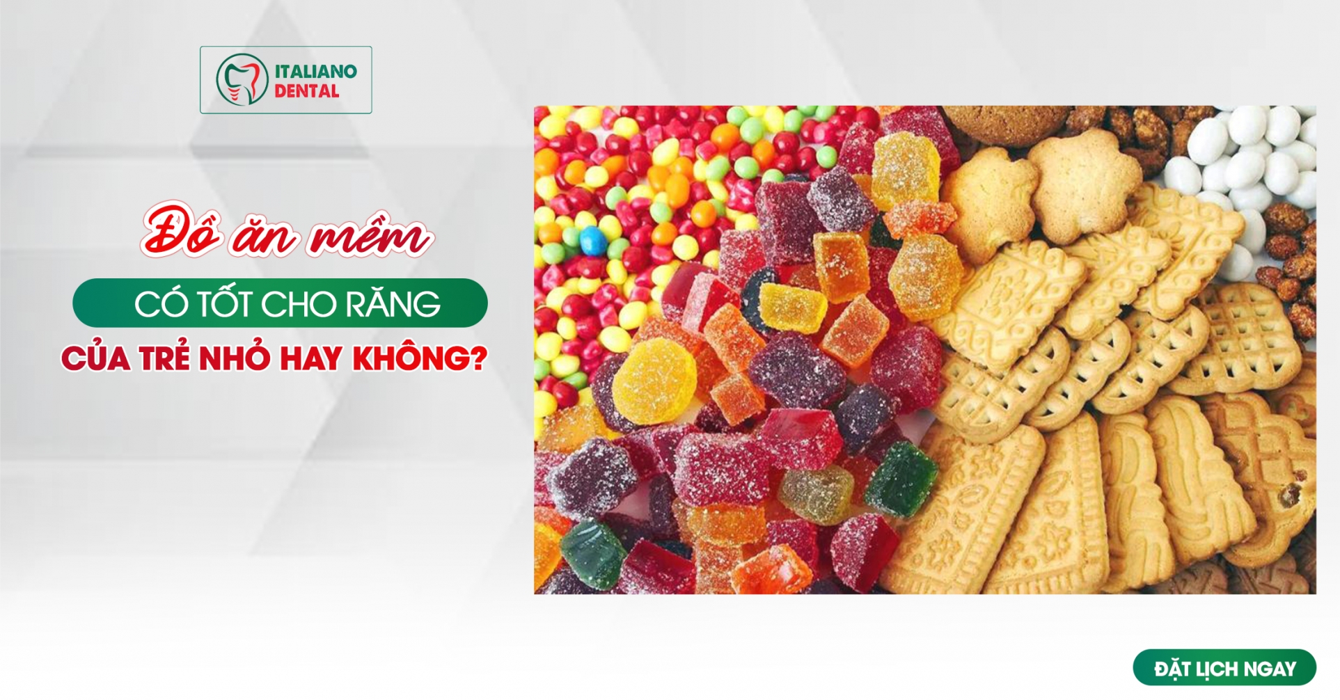 Đồ ăn mềm có tốt cho răng của trẻ nhỏ không?