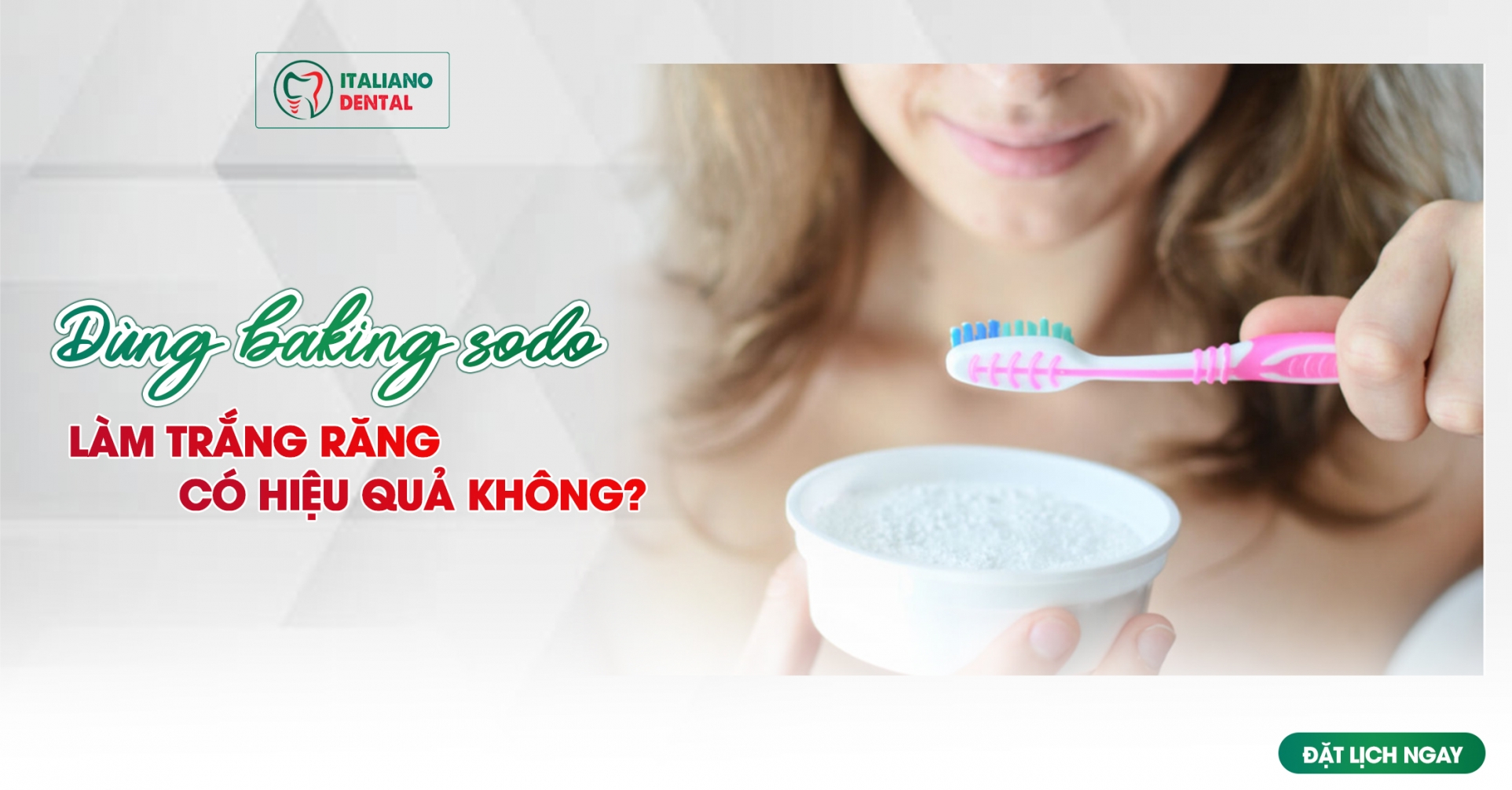 Dùng baking soda làm trắng răng có hiệu quả không? Bác sĩ nói gì