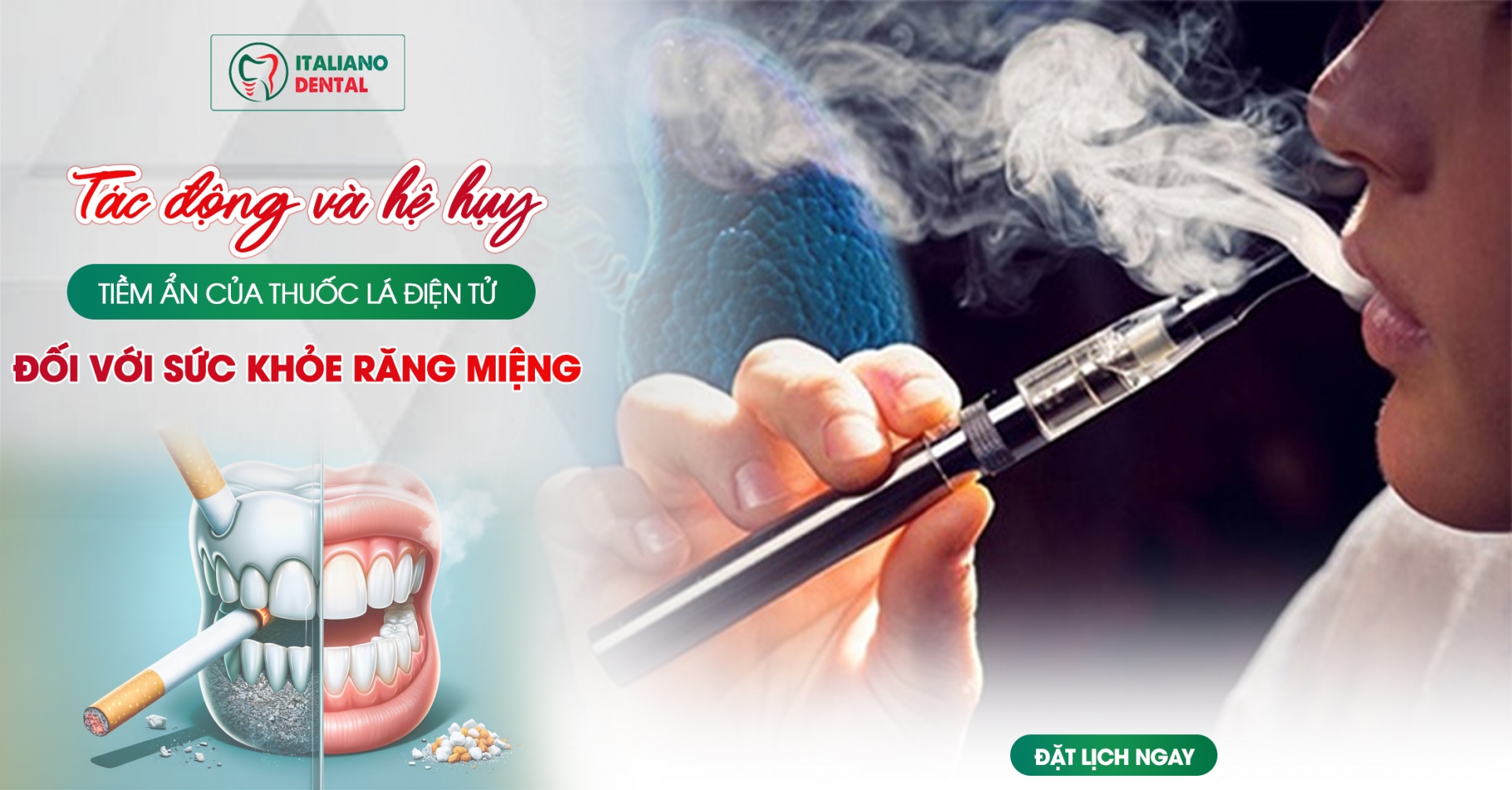 Tác động và hệ lụy tiềm ẩn của thuốc lá điện tử đối với sức khỏe răng miệng