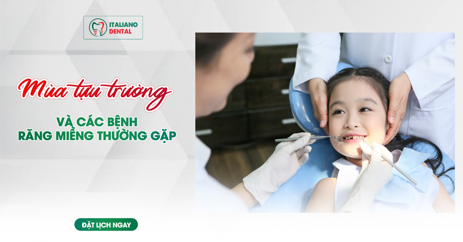 Mùa tựu trường và các bệnh răng miệng thường gặp